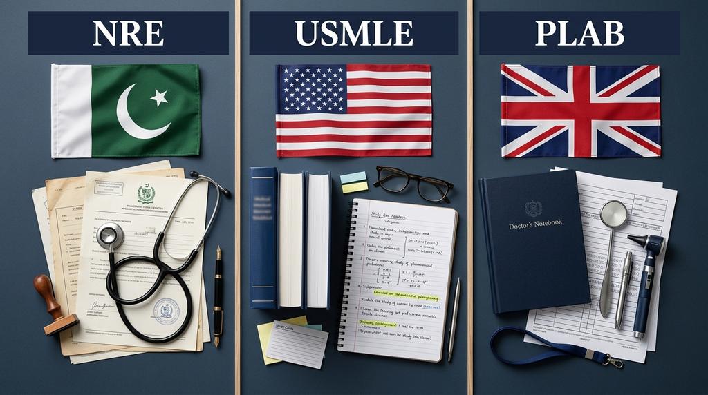 NRE vs USMLE vs PLAB