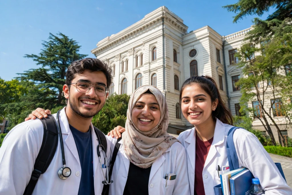 MBBS in Georgia for Pakistani students outside a Tbilisi medical university