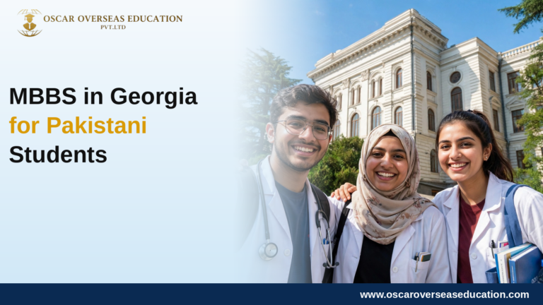 MBBS in Georgia for Pakistani students outside a Tbilisi medical university